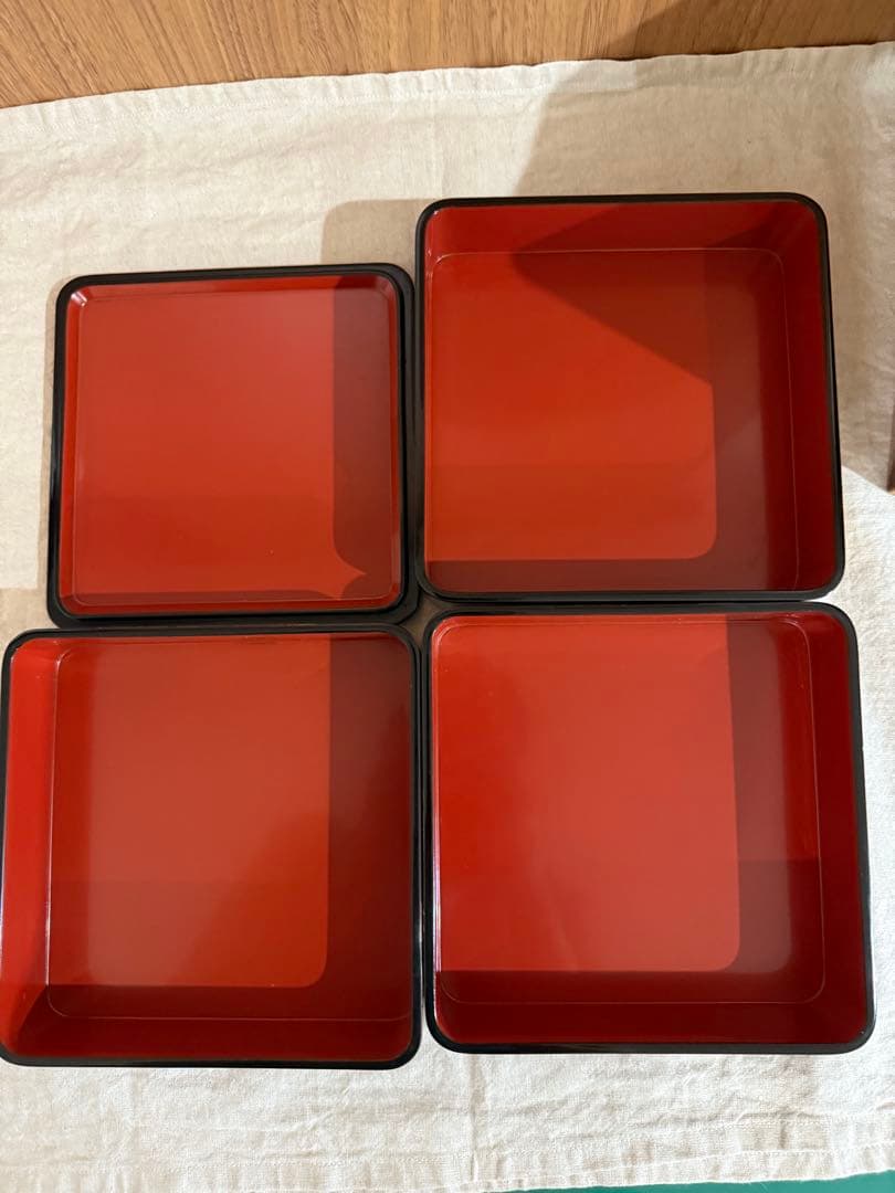 平安堂　山田平安堂　己ん典　菊　蒔絵　重箱