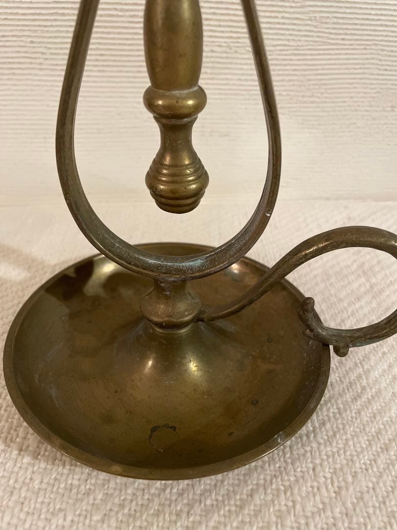 【フランスアンティーク】真鍮製 クラシック 回転式キャンドルホルダー