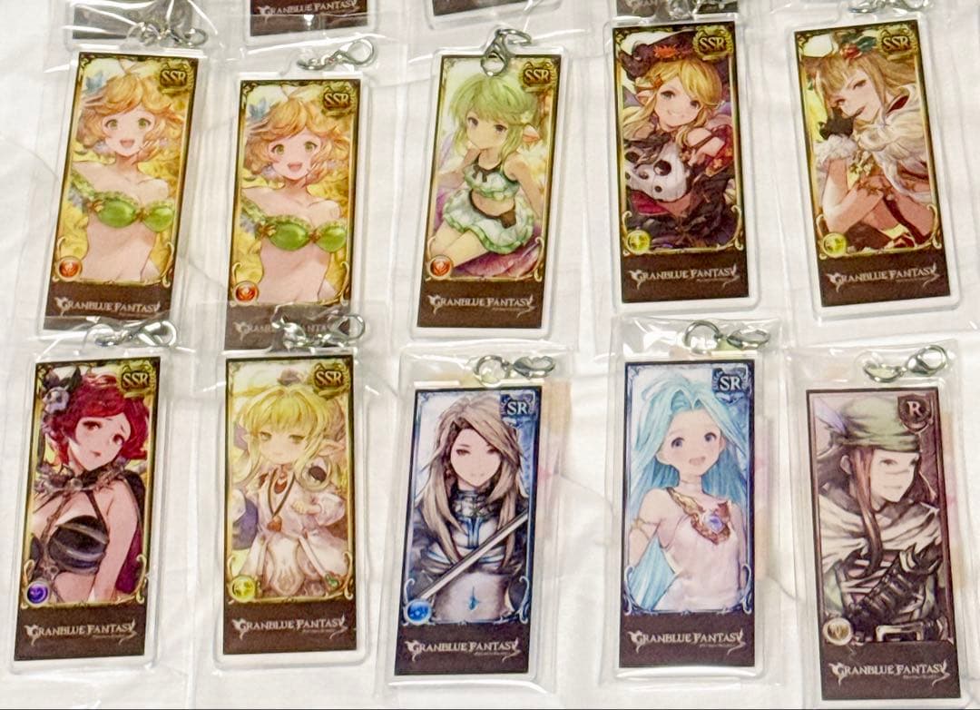 グラブル 編成アクリルチャーム まとめ売り グランブルーファンタジー