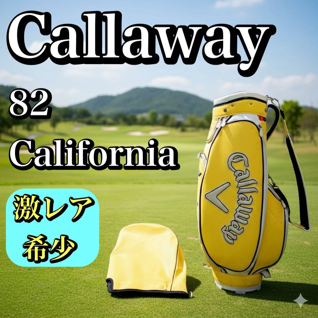 キャロウェイ 82 California ゴルフバッグ キャディバッグ イエロー