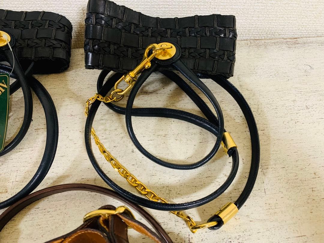 k0801-09★未使用 HUNTER EXCLUSIVE リード 首輪 5点