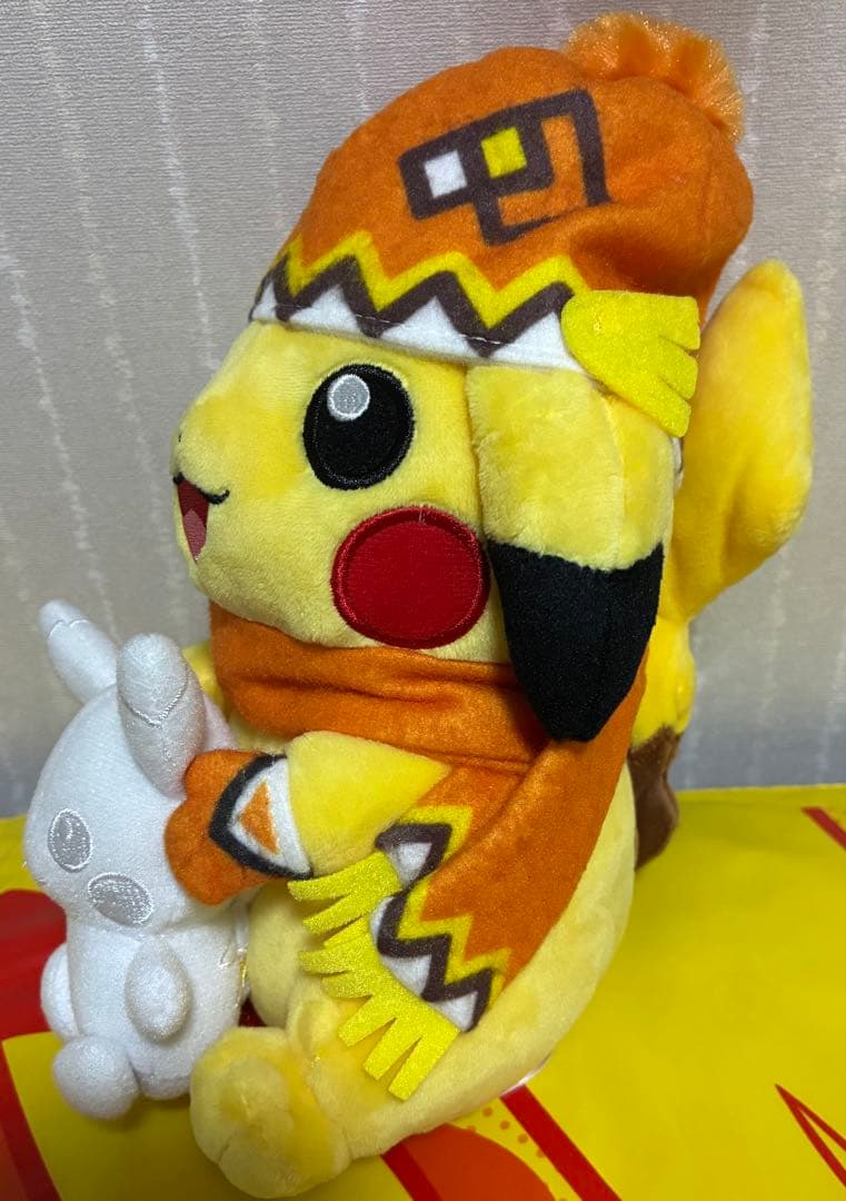 【タグなし】 ポケモンセンター サッポロ 雪まつりのピカチュウ　ぬいぐるみ