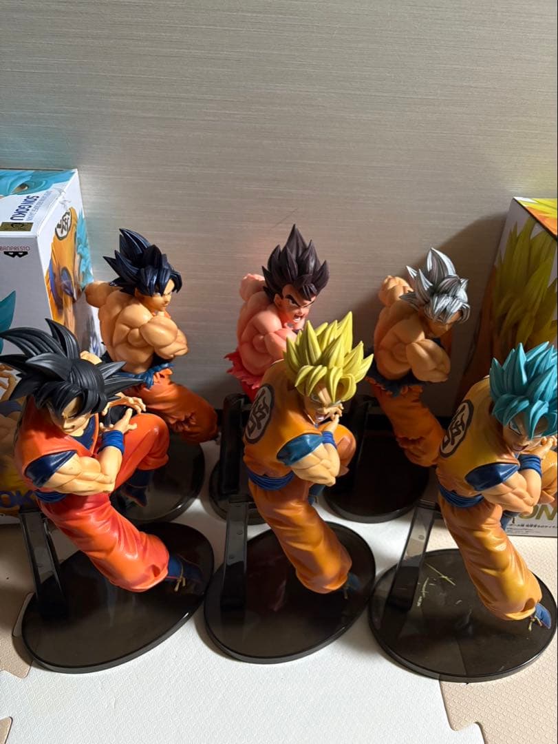 ドラゴンボール超 地球育ちのサイヤ人 孫悟空　6体セット
