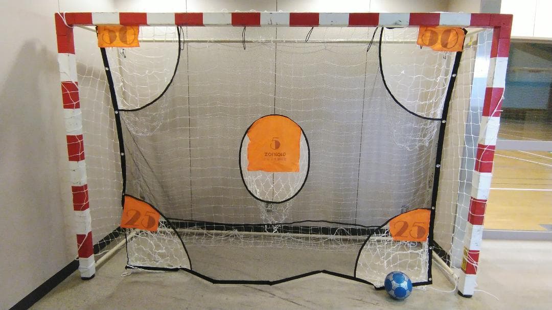 フットサル 用 ハンドボール 用 ゴールターゲット 5つ的 得点機能付き■新品