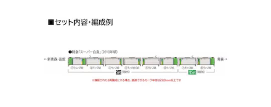 JR 北海道　789 0系特急電車（スーパー白鳥） 6両セット