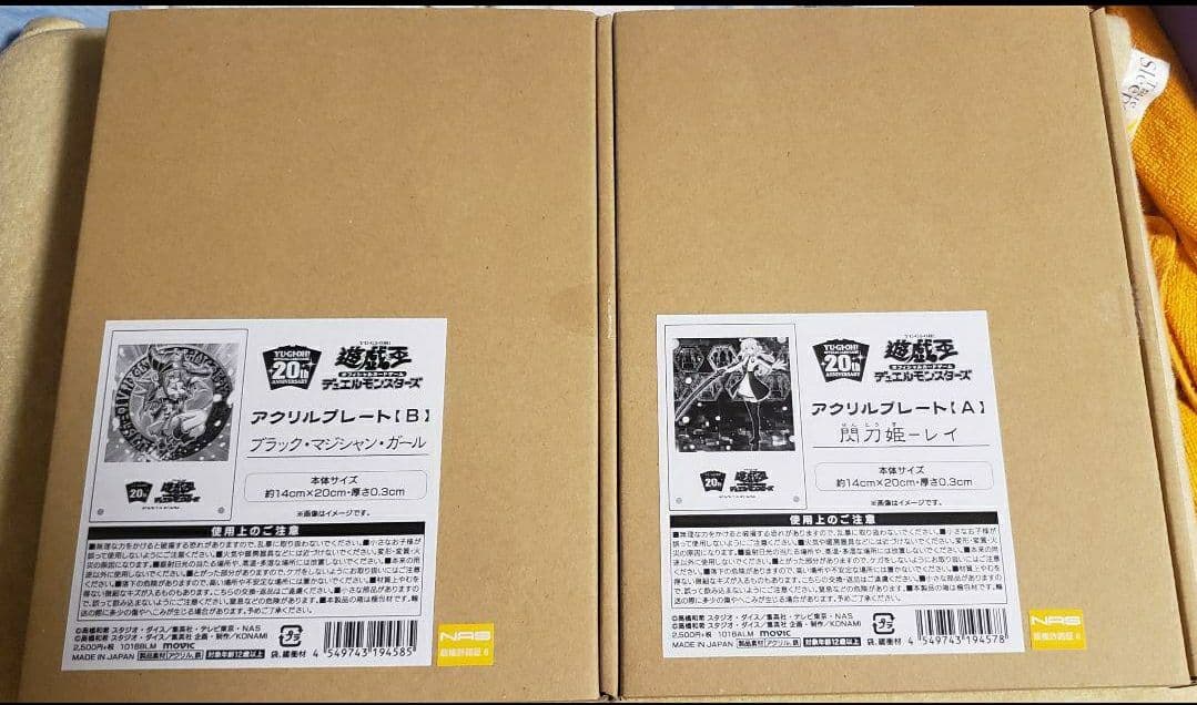 【新品】【YCSJ】 アクリルプレート ブラックマジシャンガール&閃刀姫-レイ