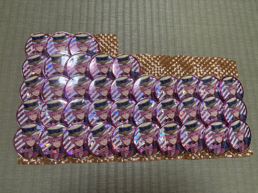 さとみくん すとぷり 缶バッジ 8周年 ホロ 等身