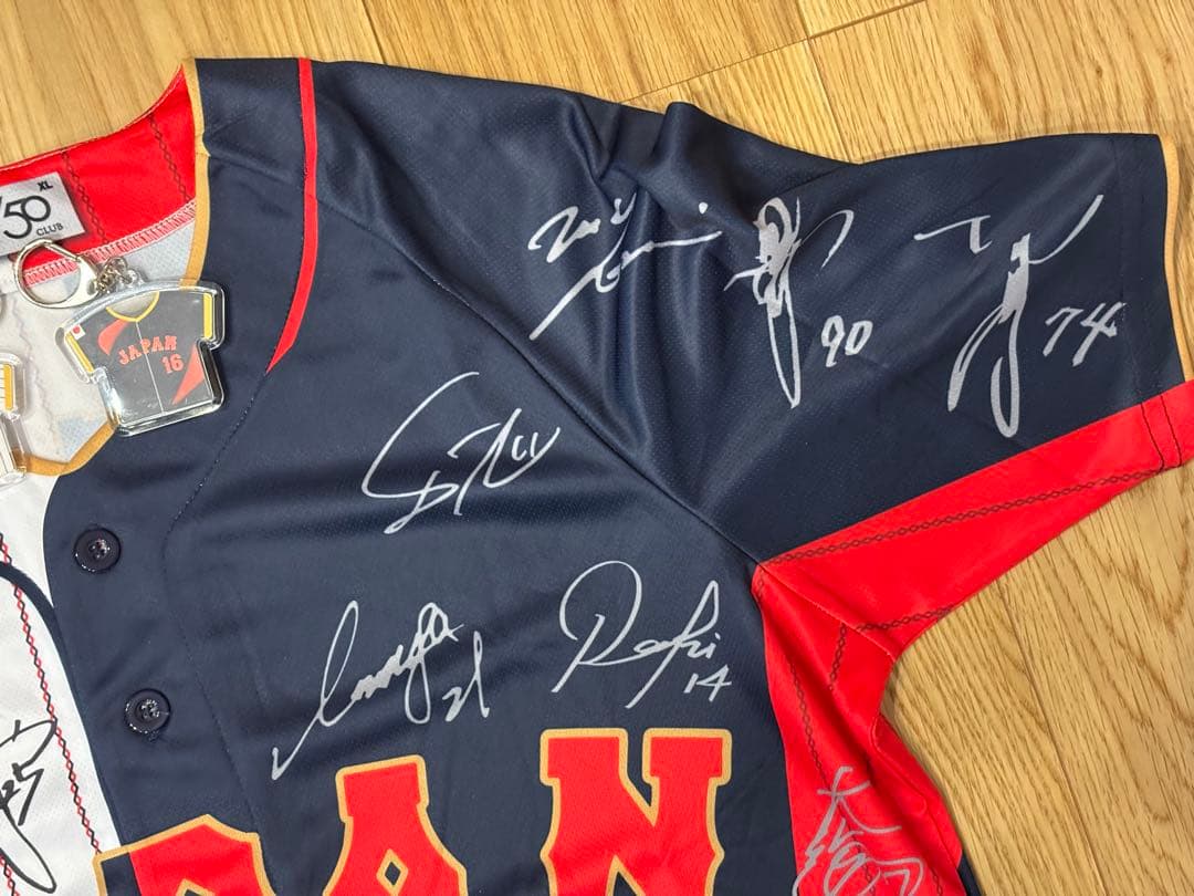 ⭐️ラスト⭐️WBCミックス仕様⭐️非売品 大谷翔平 日本代表サインユニフォーム＆キー