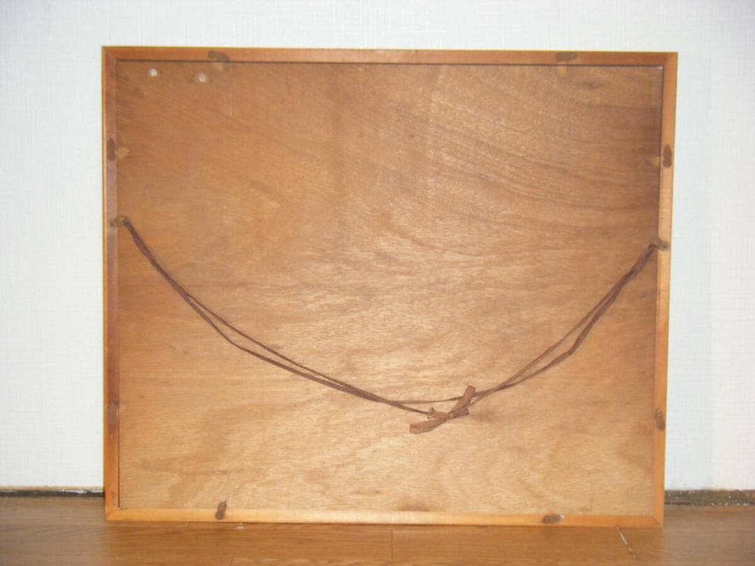 【真作】絵画　作者不詳　油彩6号　花　逸品　Q165