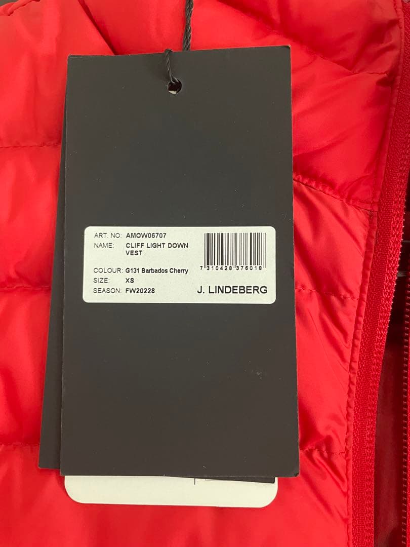 J.LINDEBERG ゴルフウェア ダウンベスト サイズＳＳ