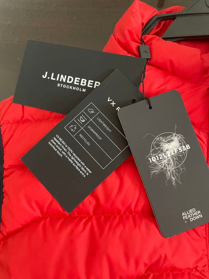 J.LINDEBERG ゴルフウェア ダウンベスト サイズＳＳ