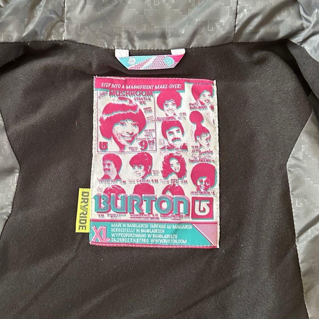 BURTON フード付きスノーボードウェア XLサイズ ブラック