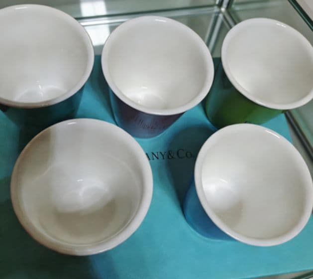 ✨極美✨ Tiffany & Co. カラフルカップ 5個セット
