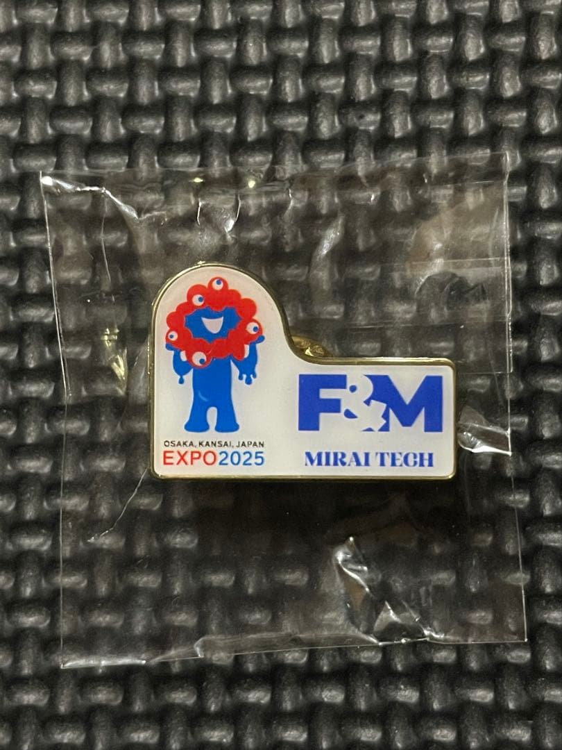 EXPO 2025 ピンバッジ　大阪・関西万博　F&M MIRAI TECH