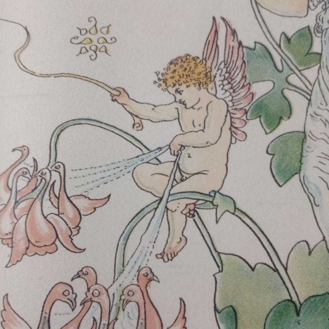 ウォルター・クレイン リトグラフ『フローラズ フィースト』1892年(初版)