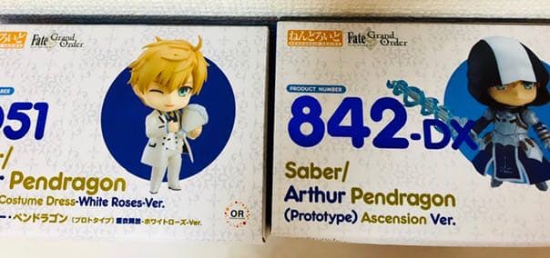 アーサー・ペンドラゴン FGO ねんどろいど 霊基再臨 ホワイトローズ セット