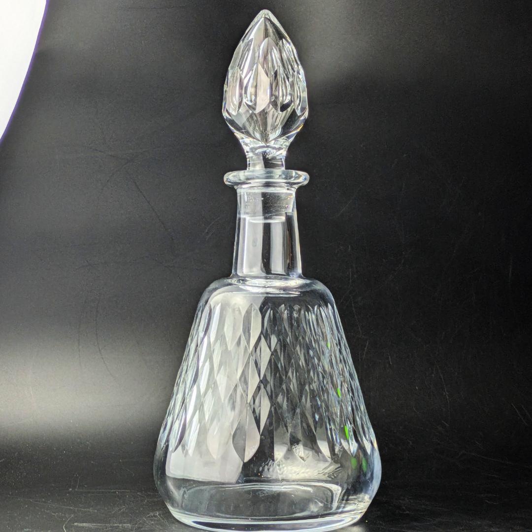 バカラ アルマニャック デキャンタ ダイヤカット 29cm 1952-86 刻印
