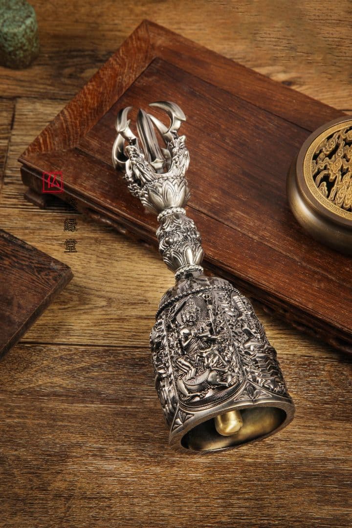 【修縁堂】金剛鈴 密教法具 バジュラ希少vajra 密教法具古美術品