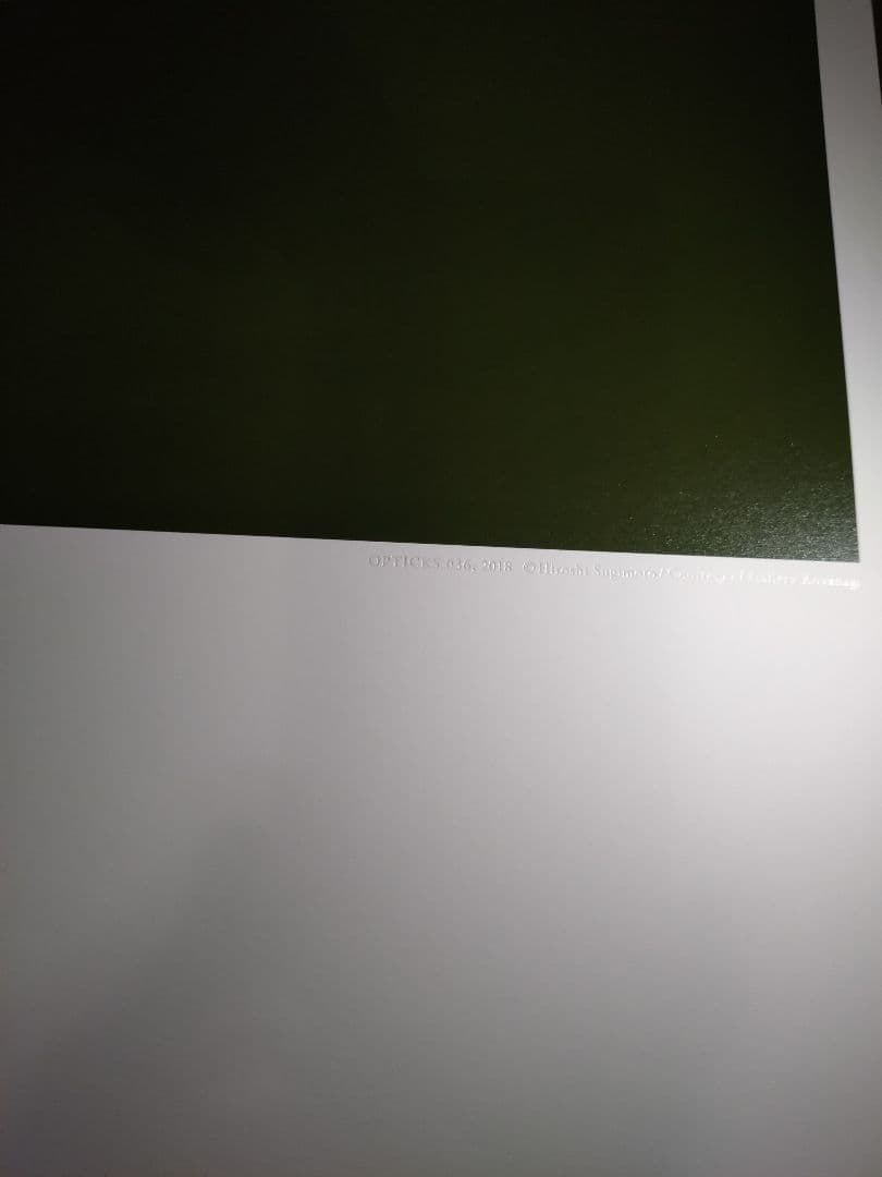 杉本博司　OPTICKS　2018年