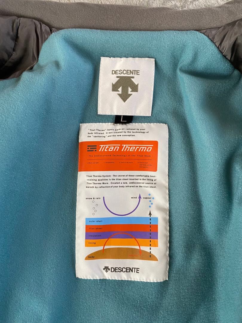 DESCENTE スキーウェア 上下セット Lサイズ