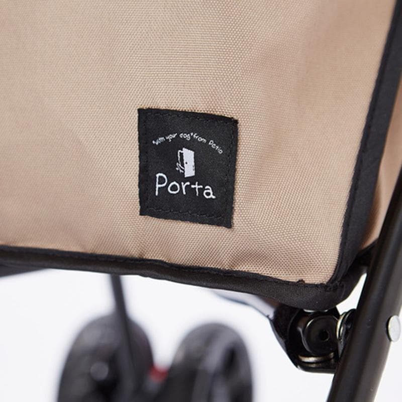 Porta ペット用軽量折りたたみお出かけカート ベージュ 犬 猫 キャリー