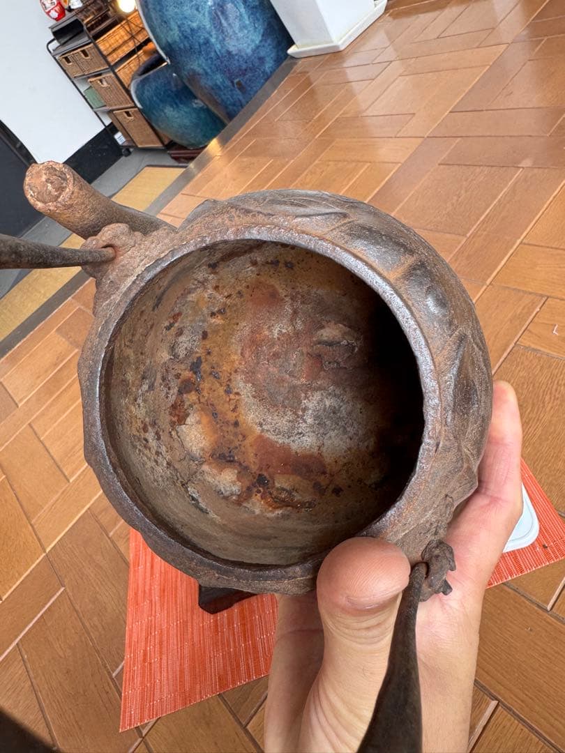 鉄瓶 高さ26cm 水漏れなし