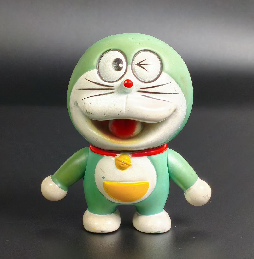 タカトク 小学館 当時物 昭和レトロ ドラえもん ソフビ フィギュア