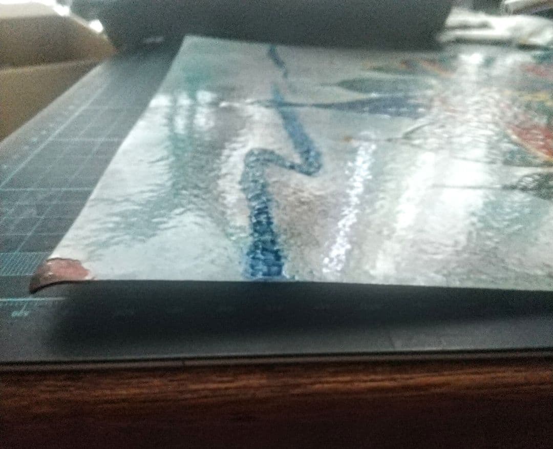 ヴィンテージ 七宝画 大聖堂 エナメル画 銅板 41✕32cm ワシリイ 正教会