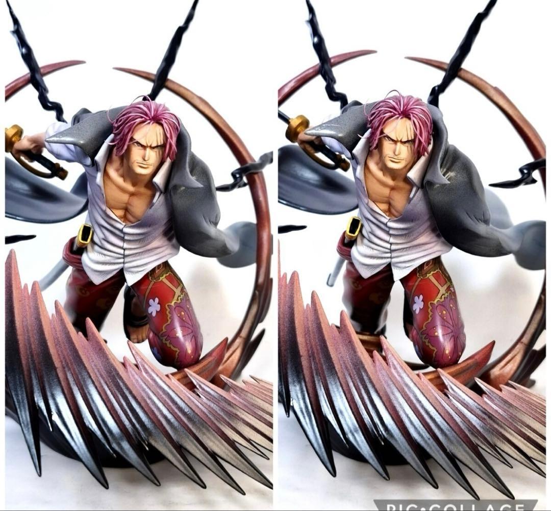 二次元 リペイント シャンクス 顔の描き直し 頭髪追加 塗装済み 完成品