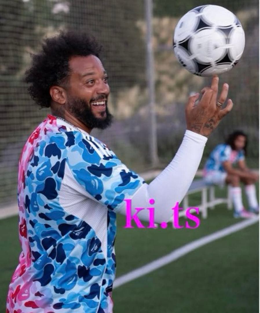 adidas×A BATHING BAPE Shock Blue Jersey