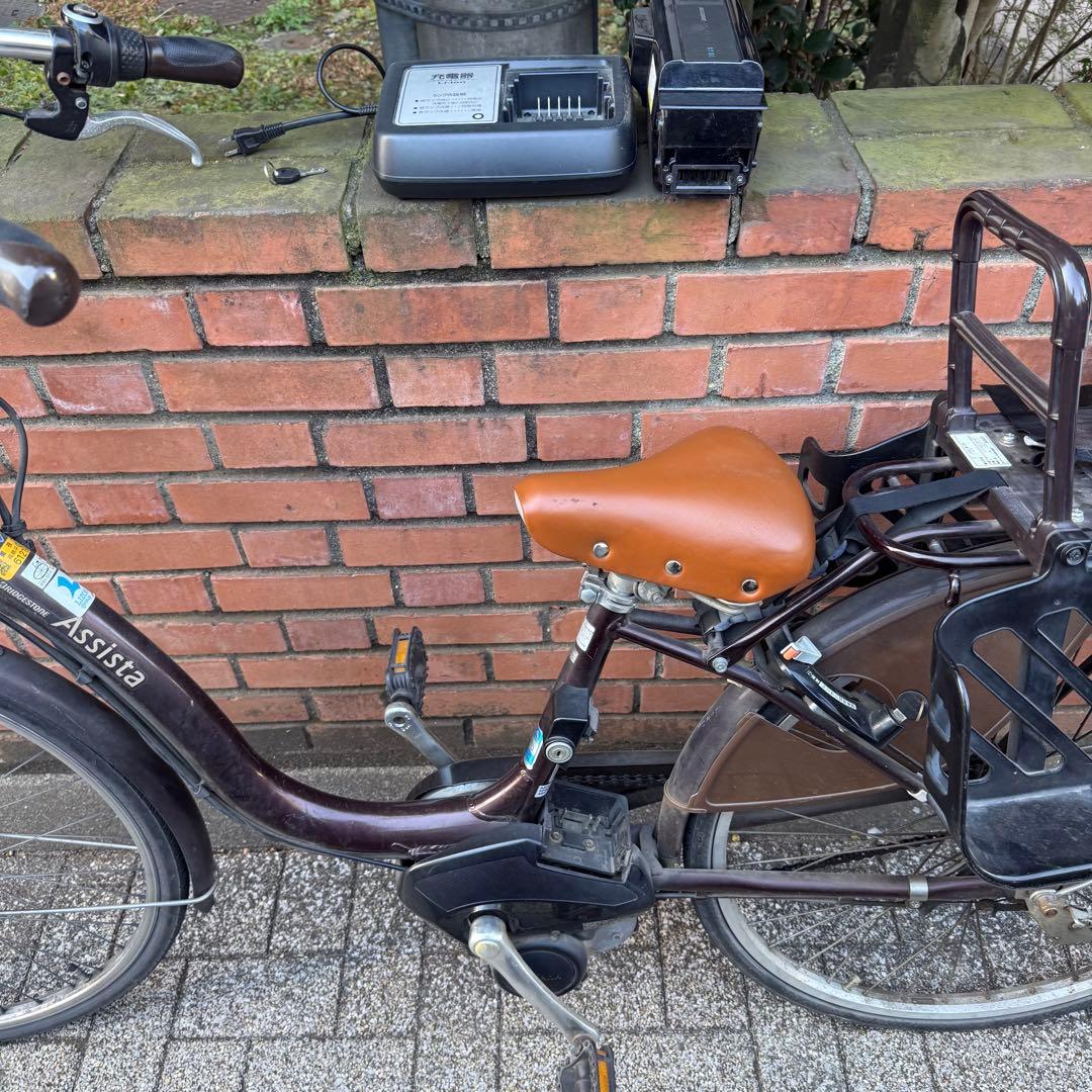 【直接引取】【メンテナンス前提現状品】電動自転車 ブリヂストン アシスタ