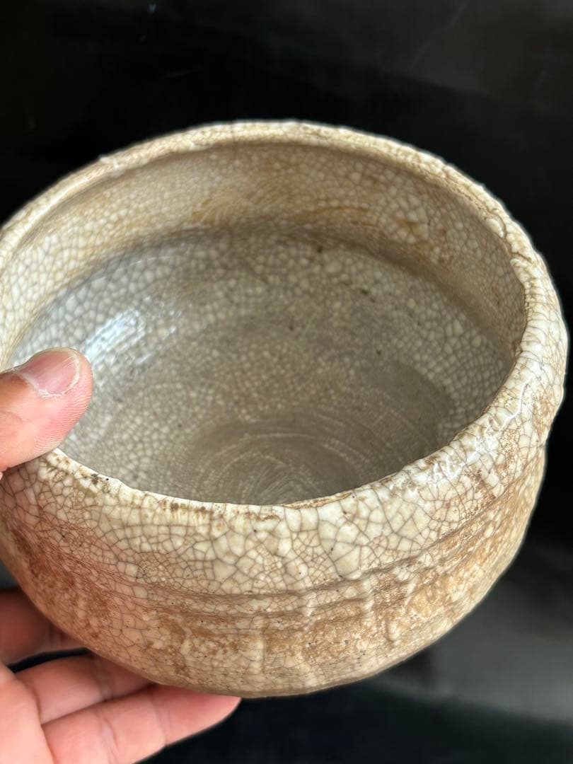 美しい古美術◾️蔵から、かなり雰囲気のある年代物の茶道具の陶器が出て来ました。