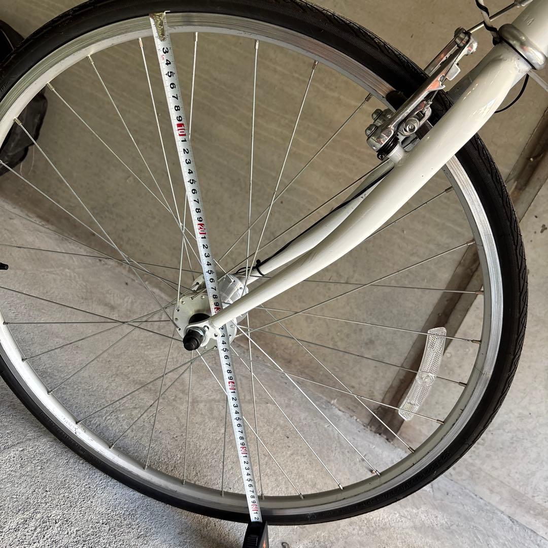ウィークエンドバイク　ホワイト　27インチ　美品