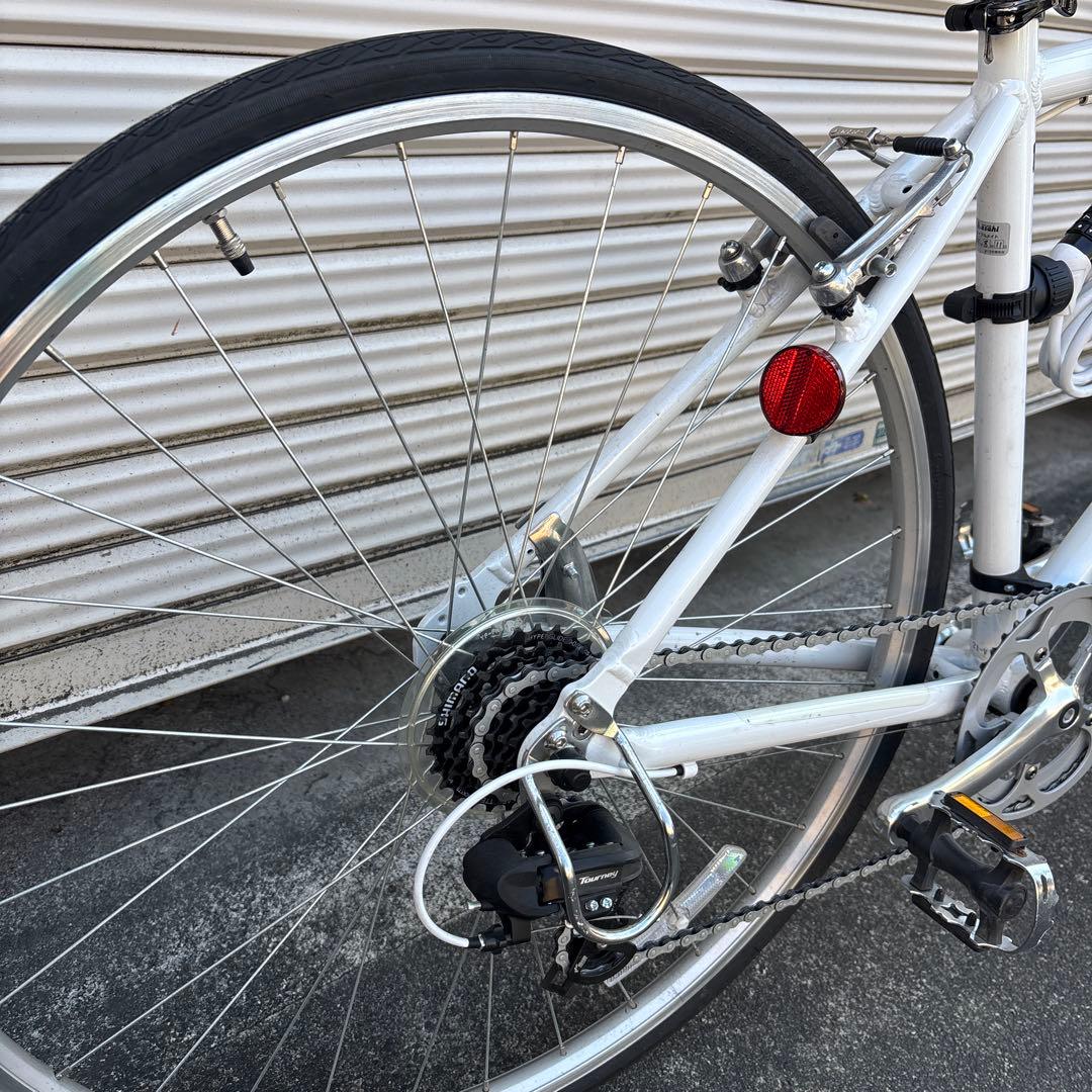 ウィークエンドバイク　ホワイト　27インチ　美品