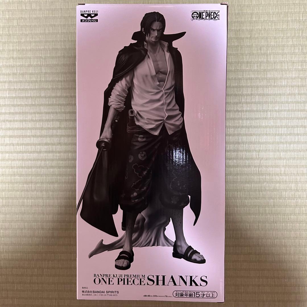 バンプレくじ PREMIUM ワンピース　A賞　シャンクス　フィギュア　ブラシ