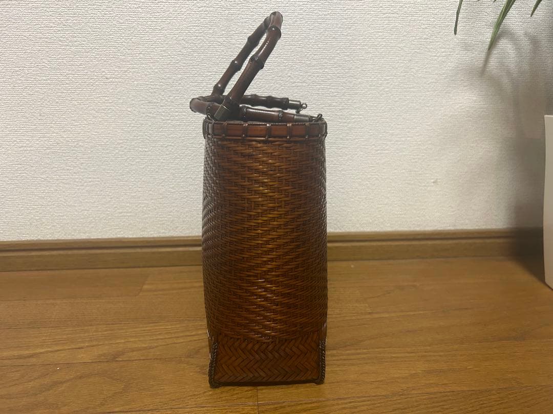[未使用・美品]うるし竹大島バッグ　薩摩漆芸　瑞泉