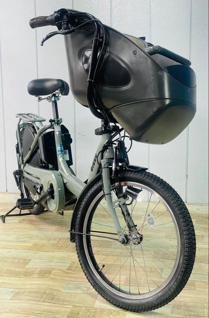 3015ブリヂストン12.8アンペア3人乗り対応子供乗せ　電動アシスト自転車