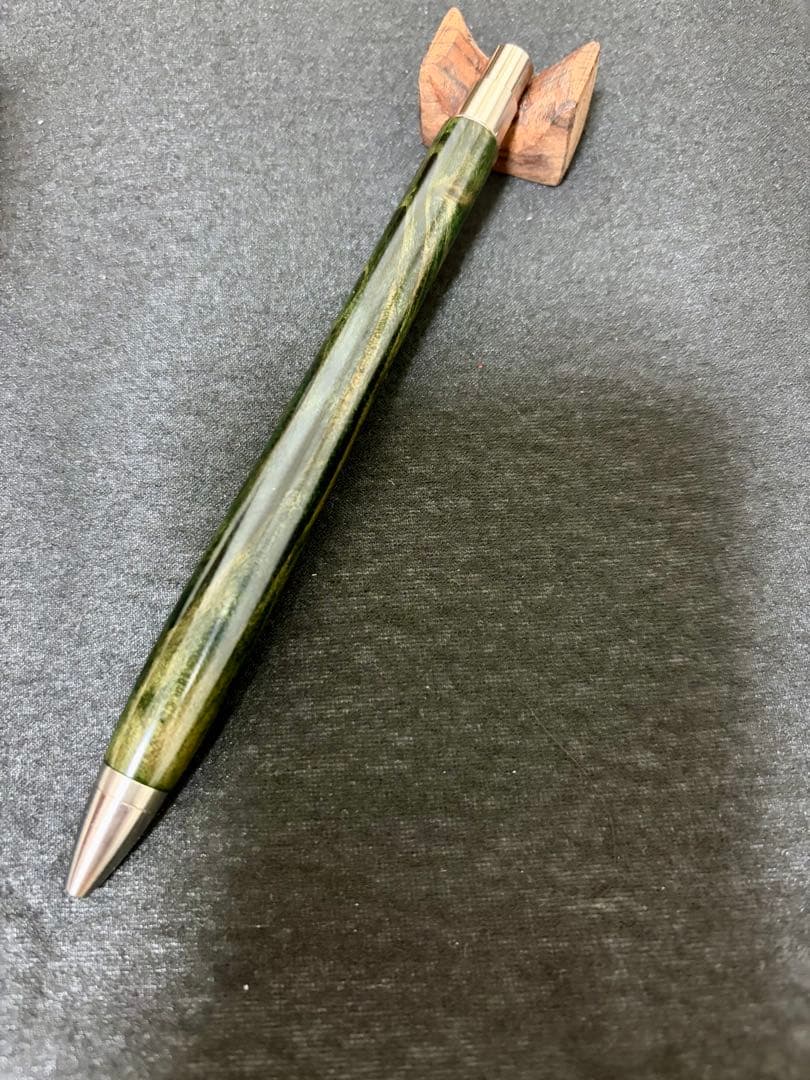 津*様 ウッドペンクラクトさん 杉瘤 国産摺り漆 織部 ボールペン 新品