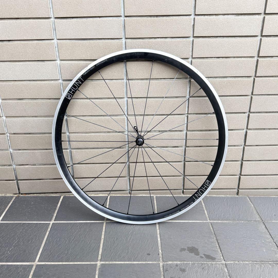 【即購入OK】HUNT RACE AERO WIDE シマノフリー リムブレーキ