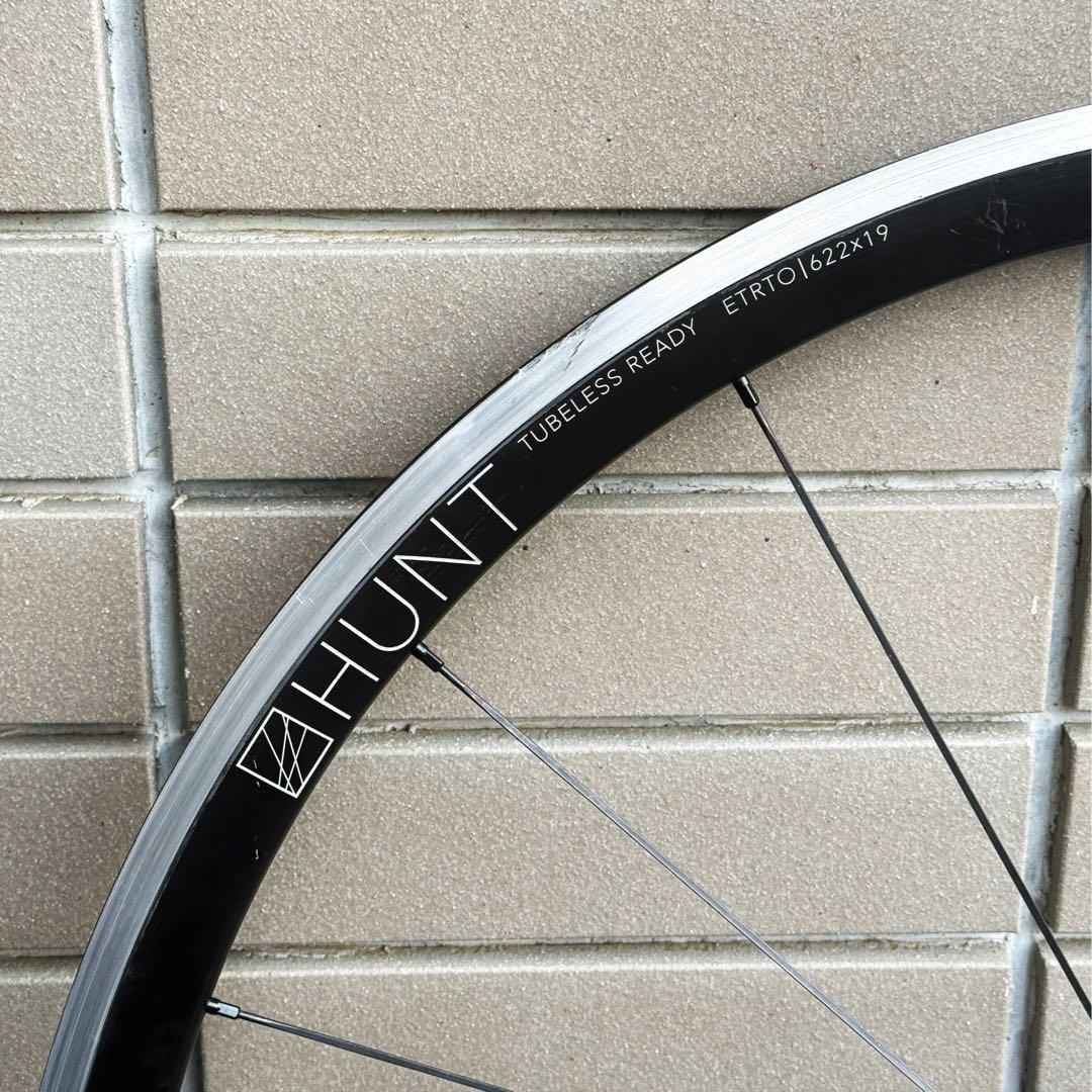 【即購入OK】HUNT RACE AERO WIDE シマノフリー リムブレーキ