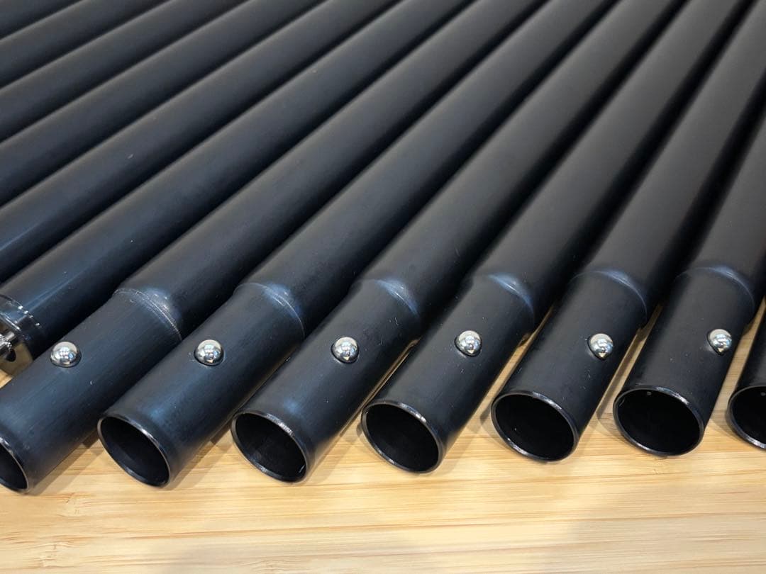 スノーピーク ウイングポールブラック 240cm ×4セット