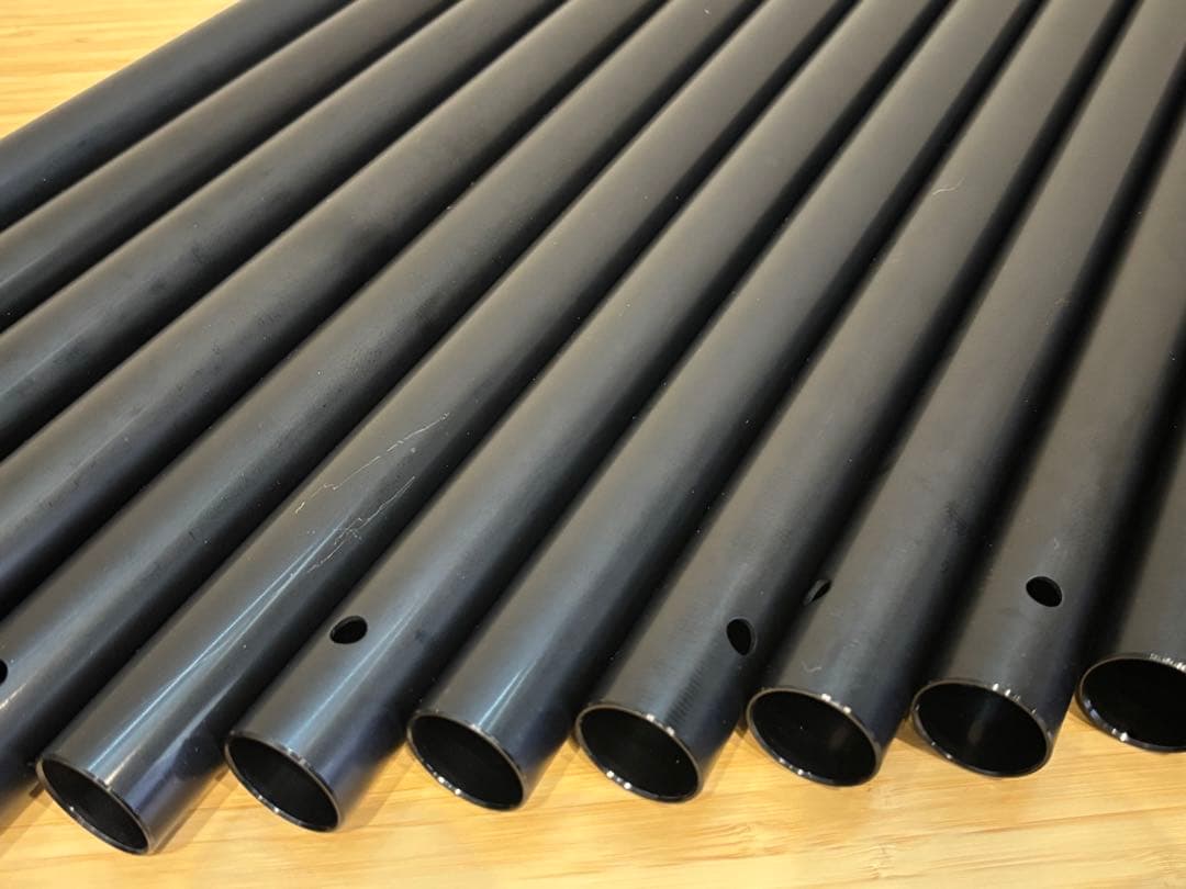 スノーピーク ウイングポールブラック 240cm ×4セット