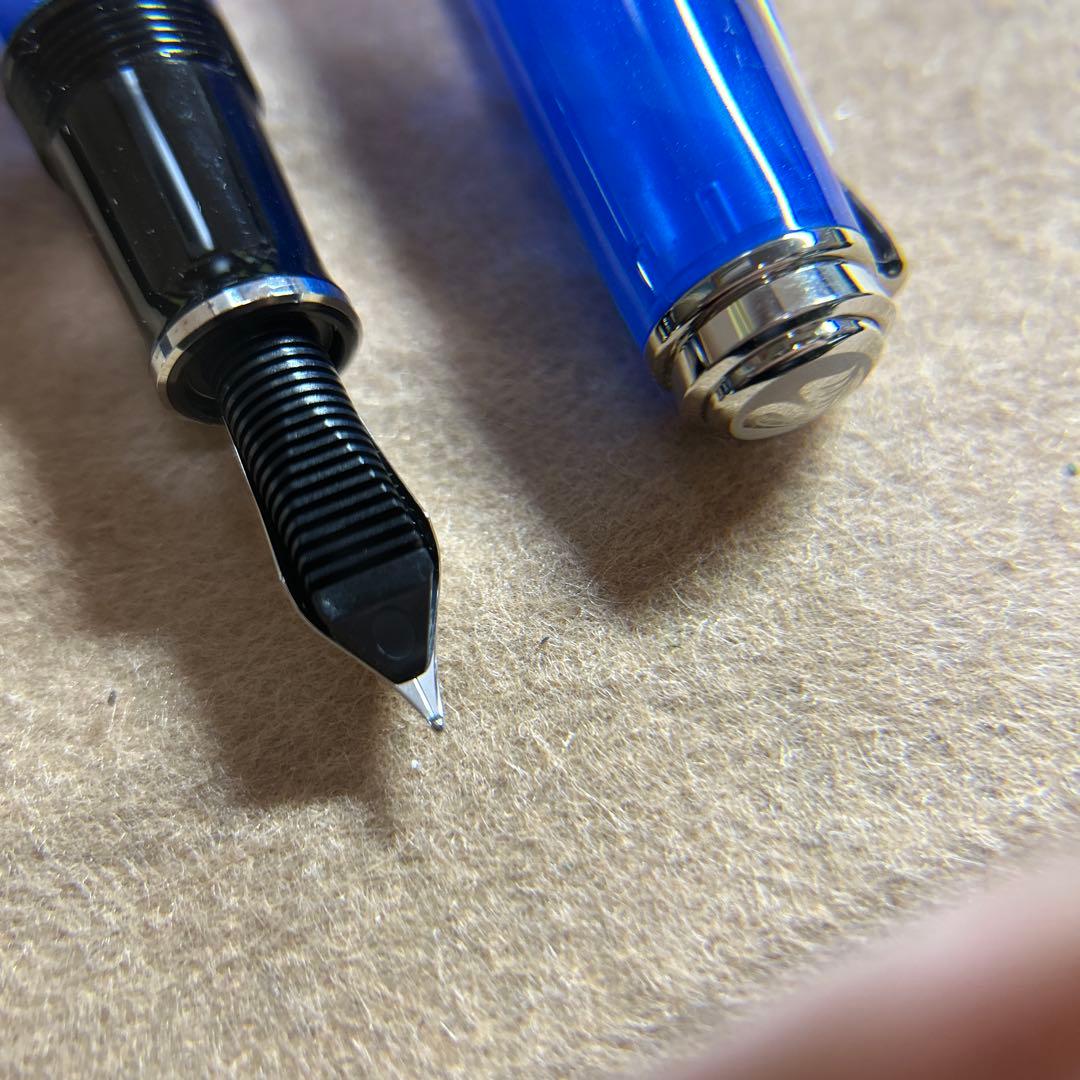 ペリカン万年筆　M805ブルーデューン