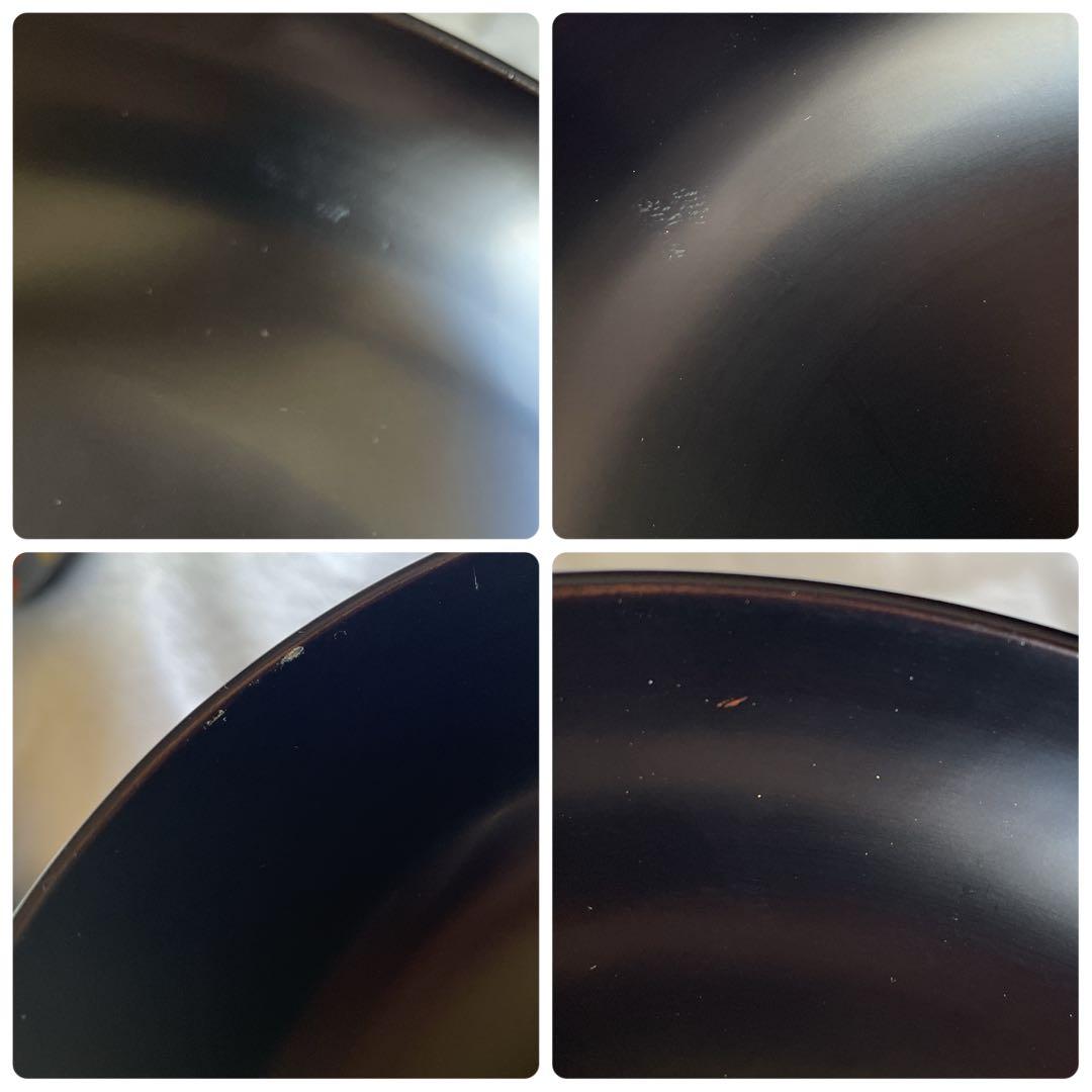 浄法寺蒔画煮物椀　拾　漆匠　春象　未使用　お茶事　仁和春象作　共箱　美品