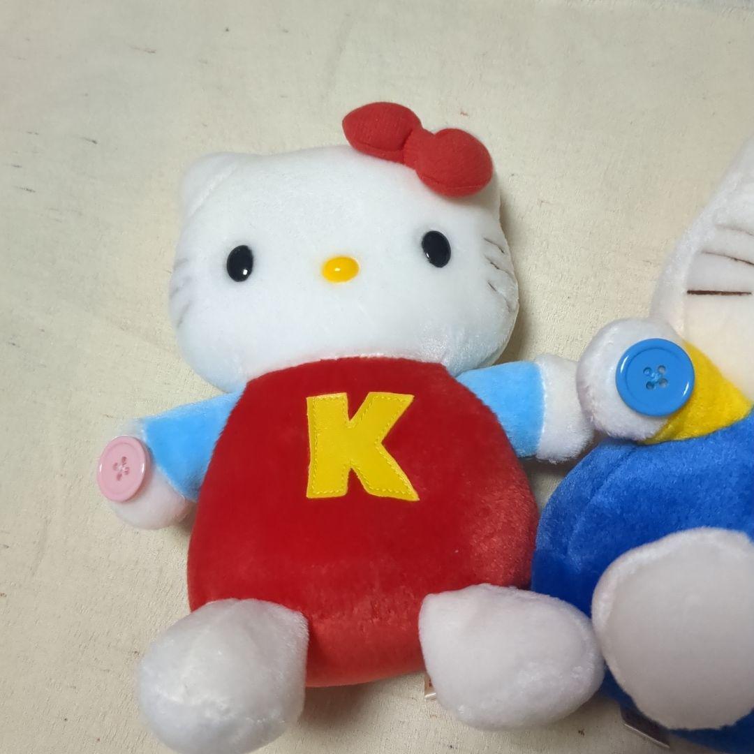 キティちゃんダニエルくんぬいぐるみセット　少し汚れあり