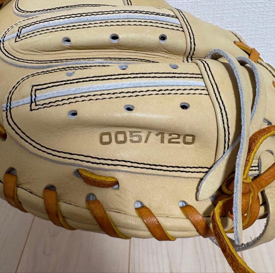 【新品未使用】 キャッチャーミット 硬式 SSK 栄 捕手用 キャメル×タン