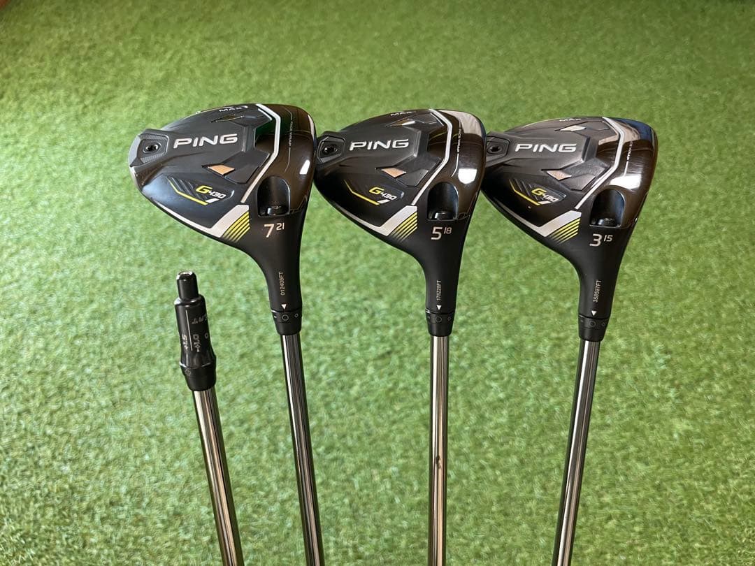 PING G430MAX フェアウェイウッド3本+9Wシャフトセット