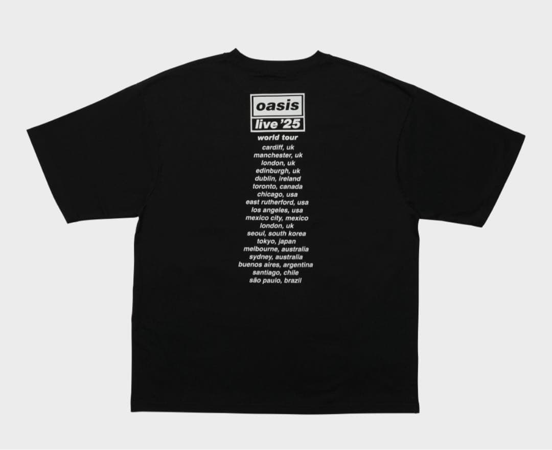 Oasis Tシャツ Live’25 Manchester (公式)
