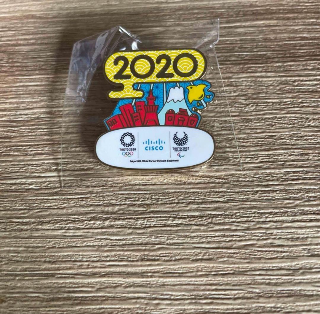 東京オリンピック　限定ピンバッジ　シスコ【新品、未使用】