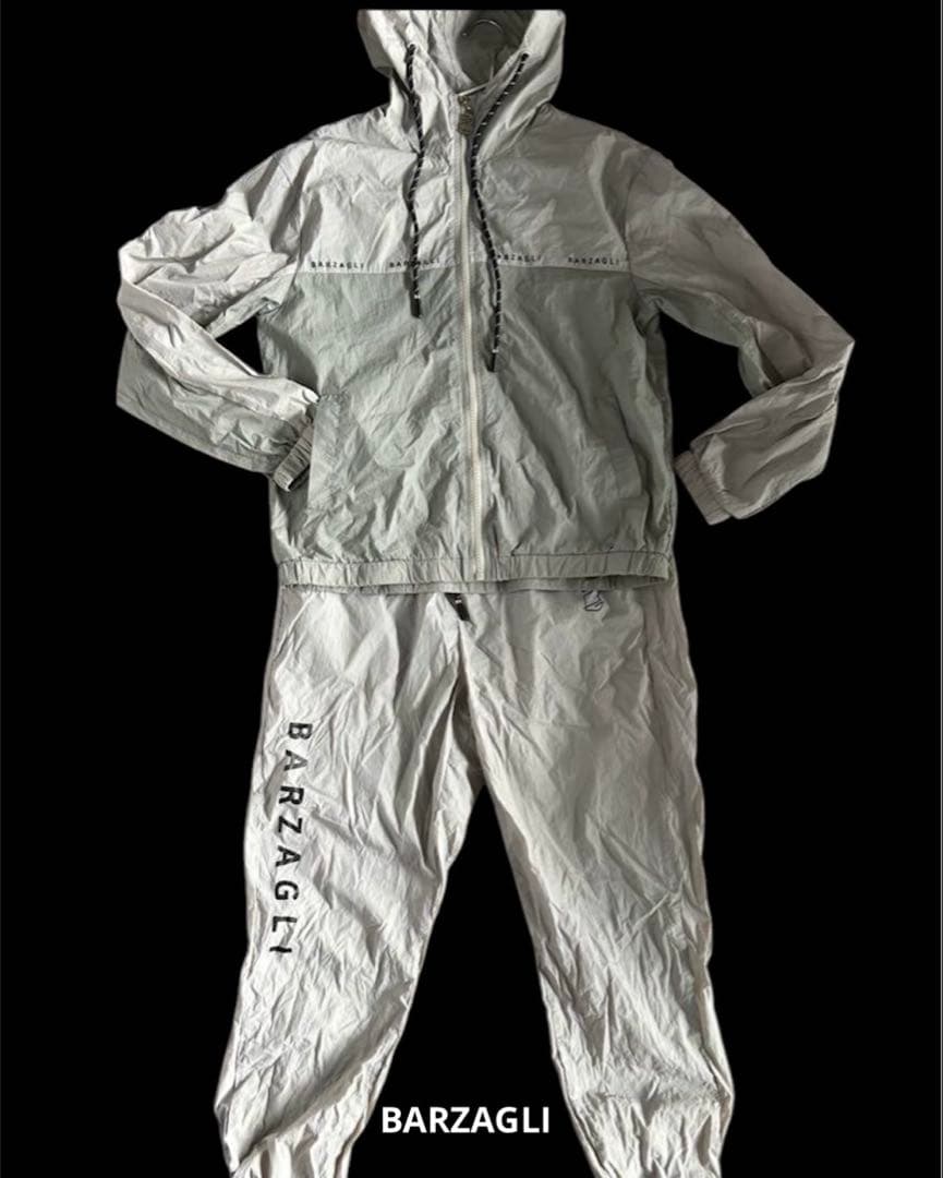 【半額以下】ランニングに◎BARZAGLIウィンドブレーカー上下セット